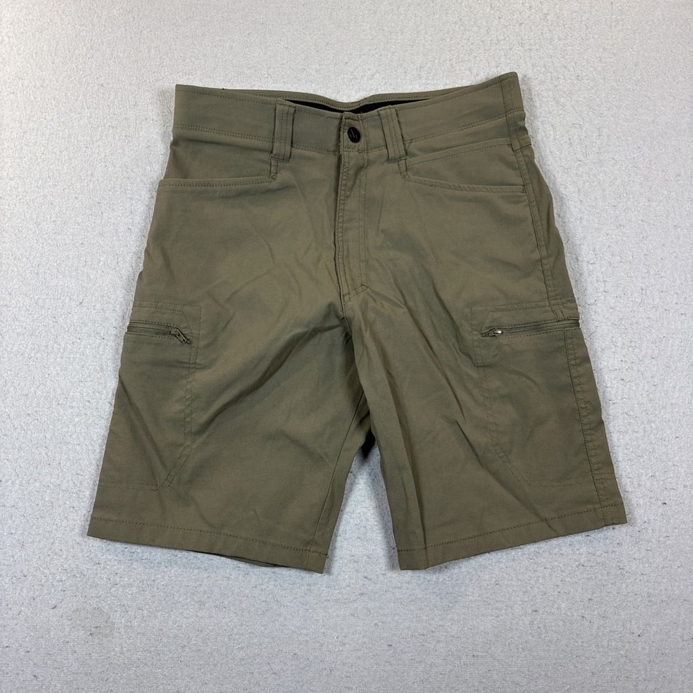 Wrangler Authentics Performance Utility Shorts Mens 30 Olive Techwear‎ EUC